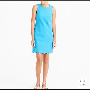 NWT Jcrew Scalloped Shift Dress